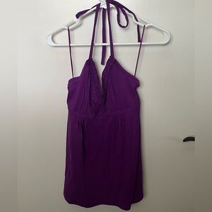 Express purple Halter top
